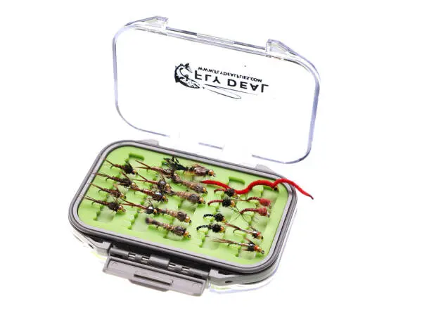 Flybox for brown trout